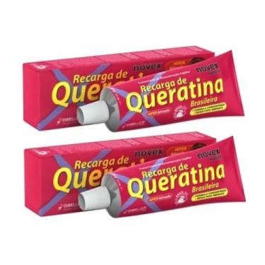 Imagem de C/2Und Recarga d QueratinaTratamento Reconstrutor 80g Novex