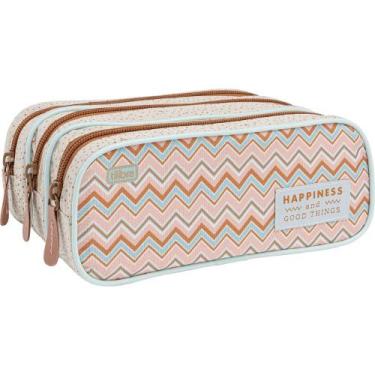 Imagem de Estojo Triplo Grande Academie Sunshine Tilibra