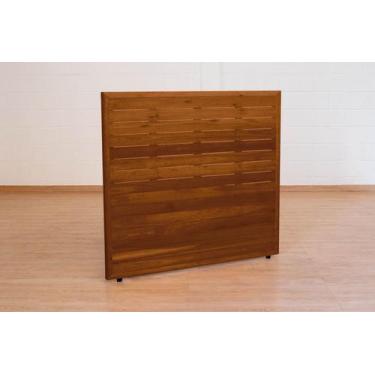 Imagem de Cabeceira Rústica Serenelife em Madeira de Eucalipto, Imbuia, Queen Si