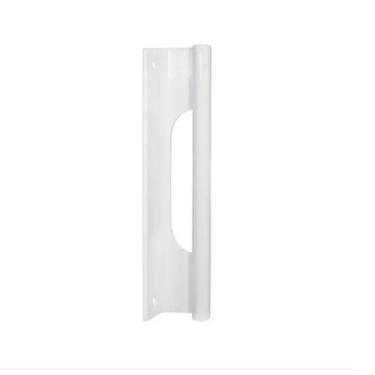Imagem de Puxador de Aluminio Buzio Porta Portao Correr Branco 20cm - VCB