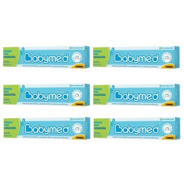 Imagem de Kit 6 Babymed Pomada Para Assadura Menino 45g - Cimed