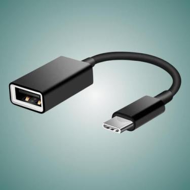 Imagem de Kit Cabo Adaptador USB Tipo C 3.0 2.0 Otg Para Pendrive Celular Tablet