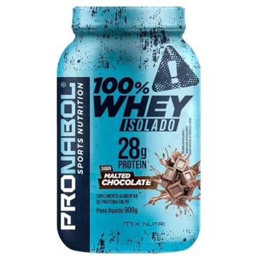 Imagem de WHEY 100% ISOLADO CHOCOLATE 900G POTE - PRONABOL