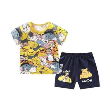 Imagem de Conjunto de Roupa Infantil Pato Donald - Camiseta e Shorts para Menino