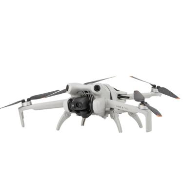 Imagem de Perna de trem de pouso para DJI Mini 4 Pro, aumenta a altura de 30 cm, leve, acessórios para drones, extensor de altura de liberação rápida (cinza)
