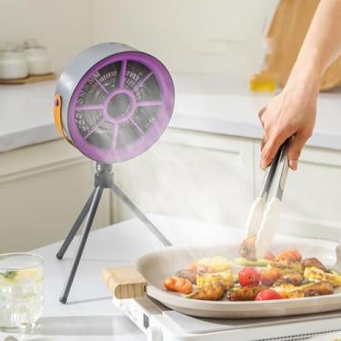 Imagem de Exaustor Portátil para Cozinhar, Mini Exaustor de Mesa Com Ajuste de 3 Velocidades, Mini Exaustores Suspensos, Exaustor de Cozinha para Churrasco Interno, Cozinha para Trailers