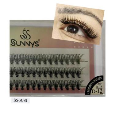 Imagem de Cílios Tufinho 0.07D Sunnys Alongamento e Extensão De Cílios, S6081