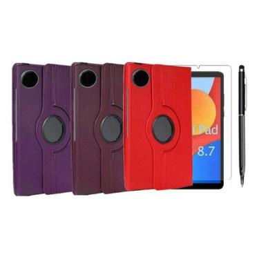 Imagem de Capa Giratoria + Película + Caneta Compatível Com Redmi Se 8.7 Sortido