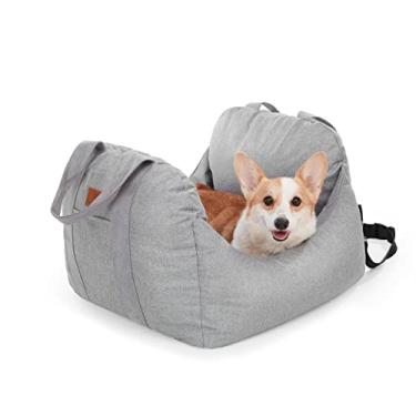 Imagem de PET AWESOME Assento de Carro para Cachorro, Assento Elevatório para Filhotes, Cama Transportadora de Viagem para Animais de Estimação Pequenos e Médios