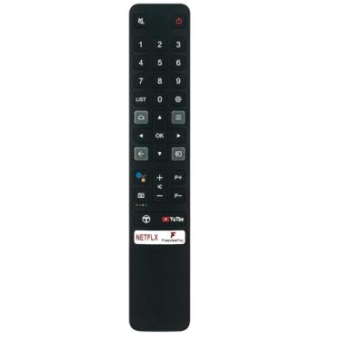 Imagem de Controle remoto de substituição de voz aplicável para TCL Android TV 55P8S 40A323 40A325 70S430 75S434 40S6800 32S6500A 40S6510FS 49S6500 49S6510FS 49S6800 500 P8 55 S430 43S430 65S434 32A323