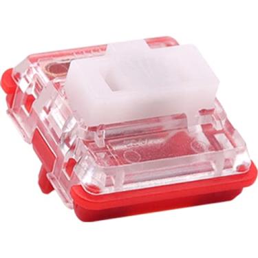 Imagem de Kailh PG1350 Choc V1 Interruptor mecânico para teclado mecânico de jogos, interruptores de 5 pinos (vermelho Pro, 35 peças)