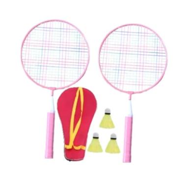 Imagem de kowaku Kit de Badminton para Crianças com Raquetes E Bolas, Rosa