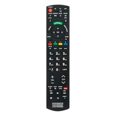Imagem de Controle remoto de substituição N2QAYB000703 N2QAYB000837 N2QAYB000926 compatível com Panasonic Viera TV LCD LED 3D HDTV TC-42AS630U TC-50AS630U TC-60AS630U TC-L47WT50 TC-L55WTTT 50 TC- L55DT50