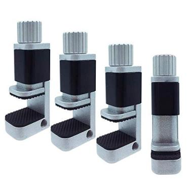 Imagem de Grampo de reparo de telefone 4 peças, clipe de fixação ajustável, suporte de clipe para iPhone, ferramenta de braçadeira para iPad, MacBook Tablet, LCD e iPhone, braçadeira de reparo de tela com