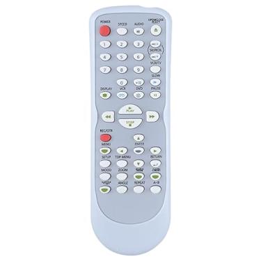 Imagem de NB177 NB177UD Controle remoto substituído adequado para Emerson Sylvania DVD VCR CD Player DVL840G DVL841G SRDD495 MJ840G EDVC860F DVC840F DVC865G DVC840G DVC841G DVC860F DVC860F 5F