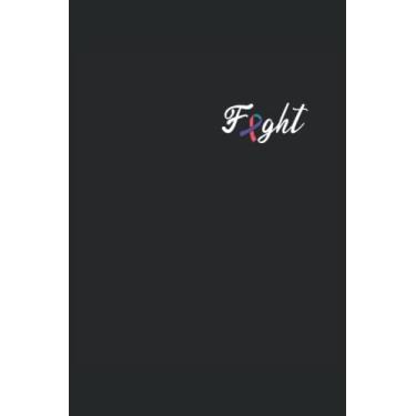Imagem de Fight Pocket Design Thyroid Cancer Awareness: Thyroid Cancer Awareness Notebook | cancer survivor Journal | thyroid cancer ribbon Notebook | cancer fighter notes