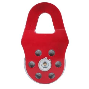 Imagem de Bloco de Arrasto de Guincho de Aço Carbono 8T, Bloco de Polia de Reboque de Alta Resistência Compatível Com Cabo de Aço de 0,59 Polegadas de Diâmetro, Bloco de Polia de Arrasto