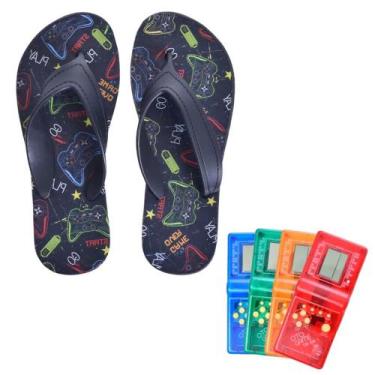 Imagem de Chinelo Infantil Masculino com Game Boy Confortável e Divertido - Zero