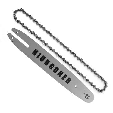 Imagem de NIUBGONER Barra de guia e corrente de motosserra de 40,6 cm, barra de guia de motosserra de substituição para Stihl MS 170, MS 180 e MS 180 C, MS 192, MS 200, MS 210, MS211,3/20.3 cm LP Pitch 050''