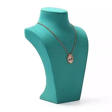 Imagem de Porta-joias colar busto exibição de joias colar corrente suporte de exibição de busto de joias, colar de exibição de colares, manequim, suporte de exibição de joias, One Size, 18 x 9,5 x 25 cm, Ágata