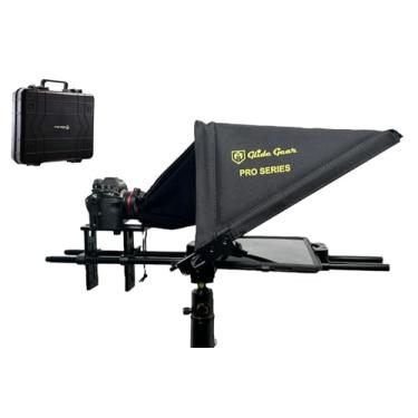 Imagem de Glide Gear TMP 750 43.2 cm Câmera de Vídeo Profissional Tablet Teleprompter 70/30 Feixe Divisor Vidro com Estojo Rígido de Proteção