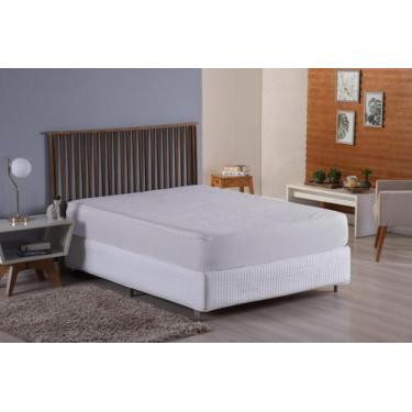 Imagem de Protetor de colchão IMPERMEÁVEL QUEEN 170 fios - SAFIRA ENXOVAIS, Bran