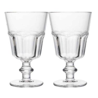 Imagem de Jogo 2 Taça de Vidro para Água Sucos Belle Epoque Transparente 225ml L