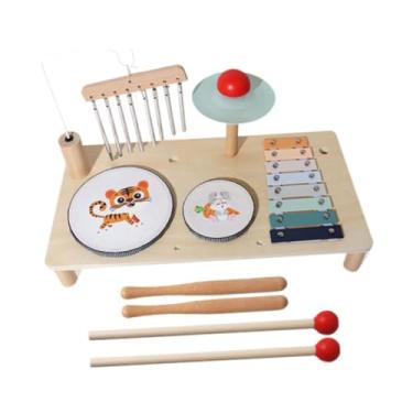Imagem de EHJRE Tambor Musical Infantil Brinquedo de Percussão para Crianças Acima de 12 Meses , Animal