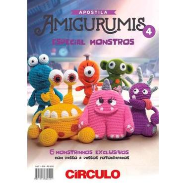 Imagem de Revista Apostila Amigurumi Receitas Exclusivas Círculo, 04-Monstros