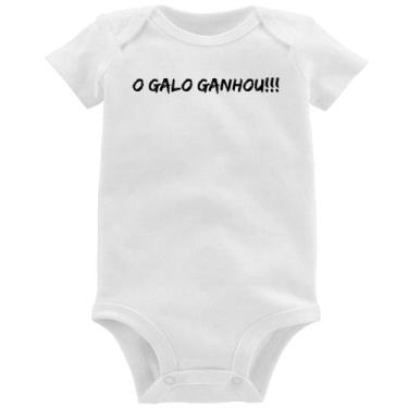 Imagem de Body Bebê O GALO GANHOU!!! - Foca na Moda, Branco, P