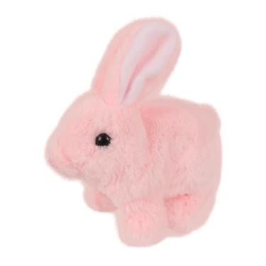 Imagem de Rabbit finge brinquedo, brinquedo de pelúcia de coelho | Animal de pelúcia recheada de coelho pequeno,Pequeno animal de estimação com orelhas trêmulas, acessórios para decoração para namorada, colega