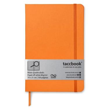 Imagem de Caderno Quadriculado taccbook Laranja 14x21 Ríg.