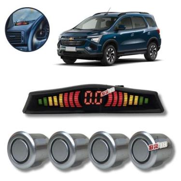 Imagem de Sensor De Estacionamento Ré Display Led Chevrolet Spin - Tech One, Pra