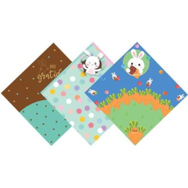 Imagem de Embalagem para OVO de Páscoa 35X35CM Páscoa Decorada Sortida  Pacote c