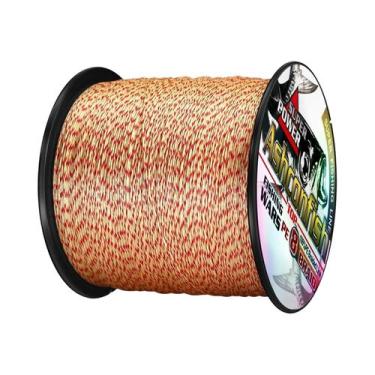 Imagem de Linha De Pesca Trançada Multifilamento PE De Cor Mista 8 Fios 500M Ash