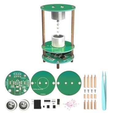 Imagem de Electric Ultrasonic Levitator Kit, Soldering Projects Mini Cool Acoustic Levitator, Soldering Practice Kit DIP Version for Learning Teaching STEM Education Ideal Gift for Friends and Family (Green)