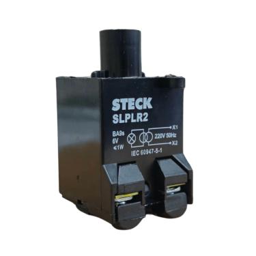 Imagem de Elemento De Contato 220V p/ Lâmpada BA9S 6V Cod. SLPLR2 – Steck
