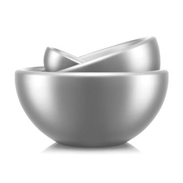 Imagem de Bodum Conjunto de saladeira de parede dupla isolada Midora de 590 ml, 2,863 g e 6,236 g, aço inoxidável polido resistente à ferrugem