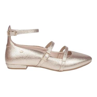 Imagem de Sapatilha Infantil Pampili Malu Tiras Cobre Rosada (Cobre Rosada, BR, Criança de 9 a 12 anos, Numérico, P, 34)