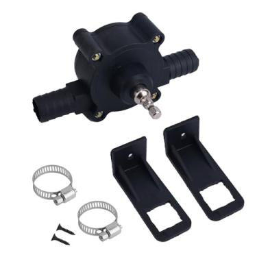 Imagem de BOXOB Bomba de broca manual transferência de água, mini, bomba elétrica transferência fluidos para gasolina óleo diesel e líquidos portátil auto-cebante bombeamento rápido para casa garagem quinta