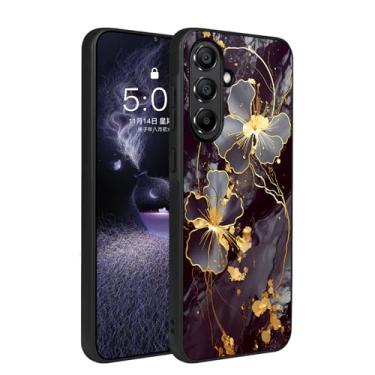 Imagem de YOVIAKK Capa para Samsung Galaxy A56 5G, [Brilha no Escuro] Linda Flor Slim Fit Hybrid Hard PC Macio TPU Macio À Prova de Choque Proteção contra Quedas, Capa Estética para Samsung Galaxy A56 2025