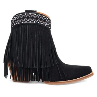 Imagem de Dingo Bota feminina Tapadero Western, Preto, 35