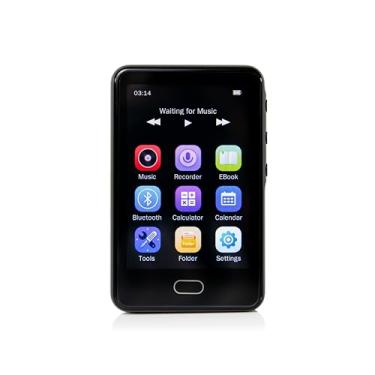 Imagem de Getko Tech Leitor de MP3 Kosher ZED5 com tela sensível ao toque de 32 GB - aprovado por etiqueta - sem vídeo, rádio ou acesso à Internet - Slot para cartão SD e teclado de toque completo. Capa e