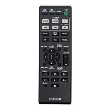 Imagem de AULCMEET Controle remoto de substituição RM-AMU199 compatível com Sony Home Audio MHC-GPX555 HCD-SHAKE33 SHAKE-55 SS-SHAKE99 HCD-SHAKE77 SS-SHAKE77 HCD-SHAKE55 SS-SHAKE-33 SHAKE-77 LBT-GPXXXX55 555