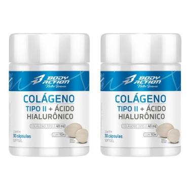 Imagem de Kit com 2 Colágeno Tipo 2 + Ácido Hialurônico – 30 Softgels Cada, Suporte para Articulações e Pele
