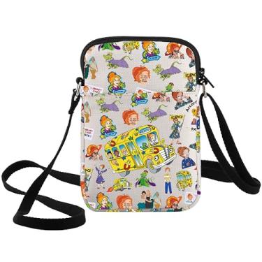 Imagem de WZMPA Bolsa tiracolo Ms Frizzle Frizzle Teacher Fans Gift Magic Teacher Makeup Strap Bag Miss Frizzle Merchandise, De acordo com My Cb, Ajuste