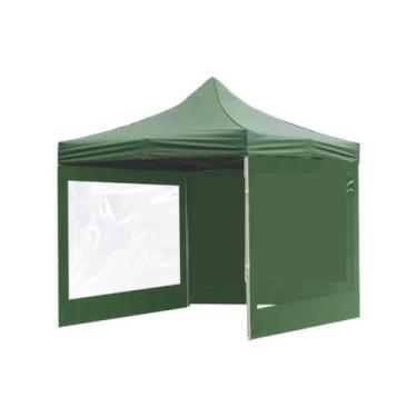 Imagem de Tenda Sanfonada Camping 3x2 PVC Vinílica - Goiania Tendas, Verde musgo