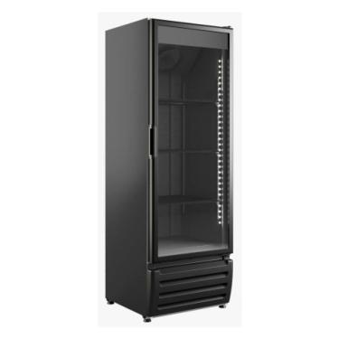 Imagem de Freezer Vertical Dupla Ação Braslar 500 Litros Porta de Vidro Preto Vega FV500P2 220v