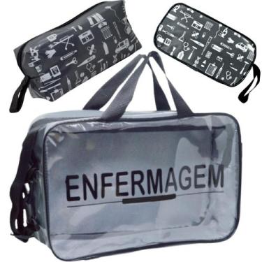 Imagem de Bolsa Enfermagem Estágio Top Luxo Personalizada Nylon Cores - Love Sau