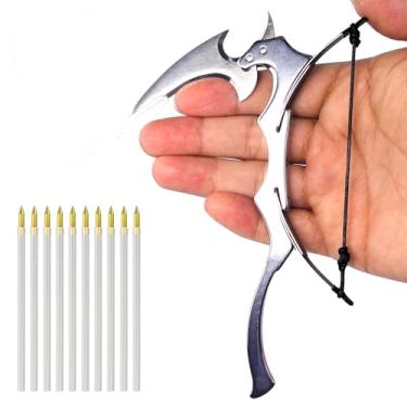 Imagem de MIINIITOOYS Mini Arco Em Miniatura Da Lâmina Morte Miiniitooys, Aço Inoxidável, Arma De Fantasia Compacta Para Exibição